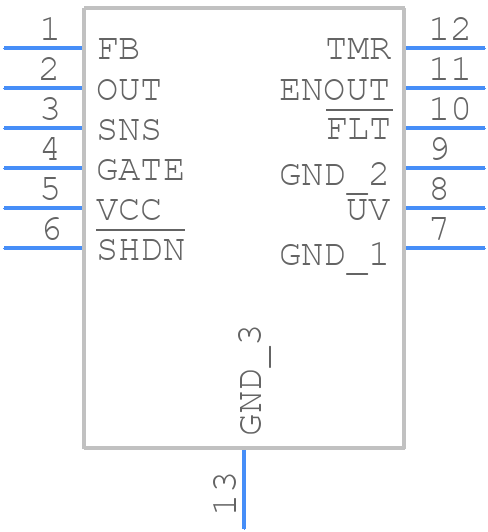 LT4363IDE-1#PBF - Analog Devices - PCB symbol