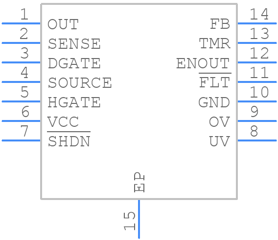 LTC4364CDE-2#PBF - Analog Devices - PCB symbol