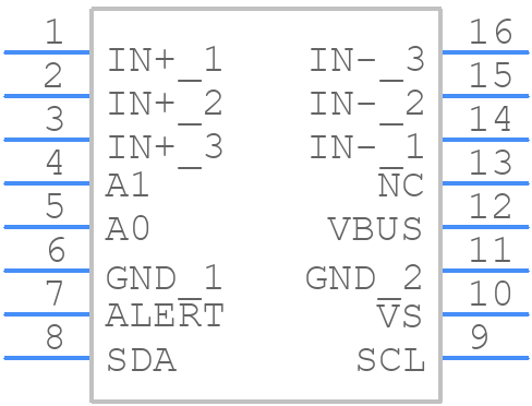 INA260AIPW - Texas Instruments - PCB symbol