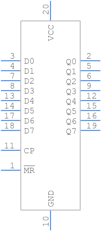 74HC273PW,118 - Nexperia - PCB symbol