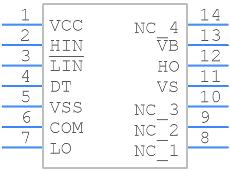 IR21084STRPBF - Infineon - PCB symbol