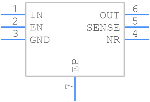 TPS7A3501DRVT - Texas Instruments - PCB symbol