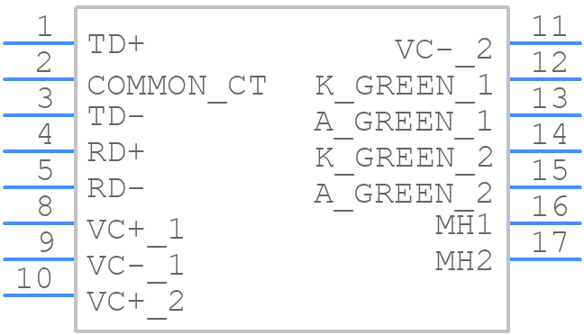 SI-52003-F - BelFuse - PCB symbol