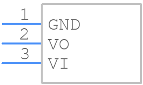 LD1086V33-DG - STMicroelectronics - PCB symbol
