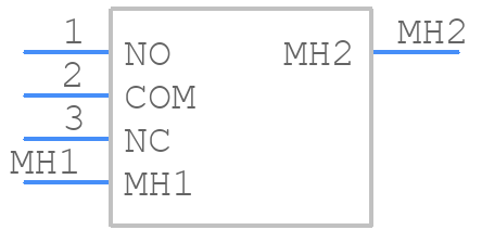 B12LV - NKK Switches - PCB symbol