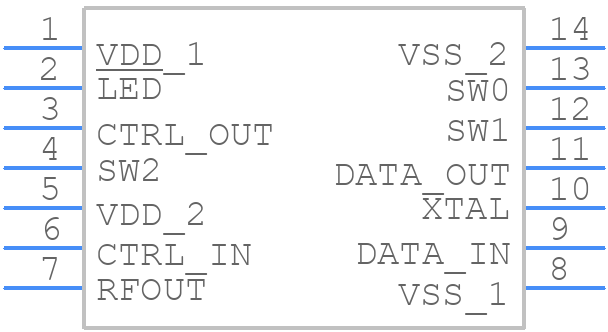 MCS3122-I/ST - Microchip - PCB symbol