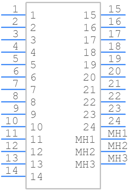 151053-0002 - Molex - PCB symbol