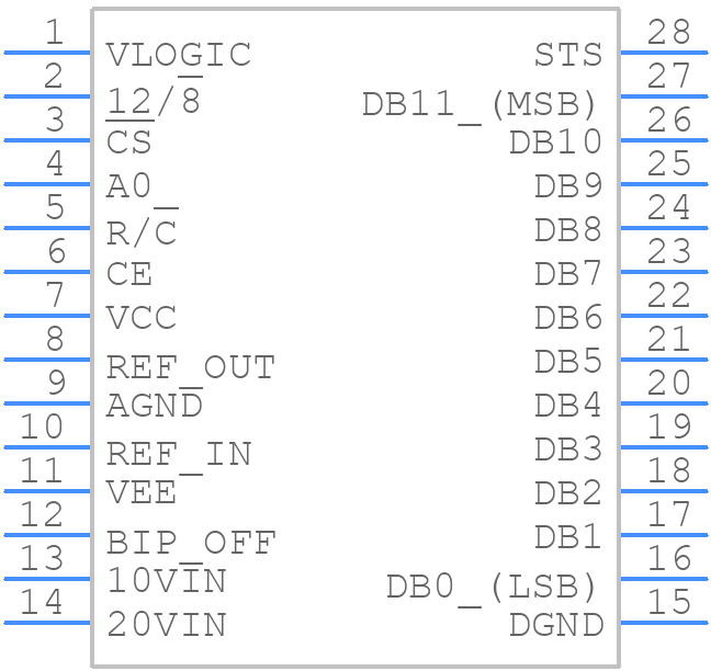 AD1674ARZ-REEL - Analog Devices - PCB symbol