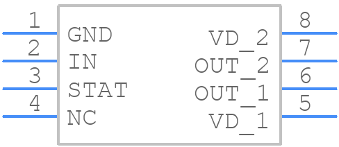 NCV8460ADR2G - onsemi - PCB symbol