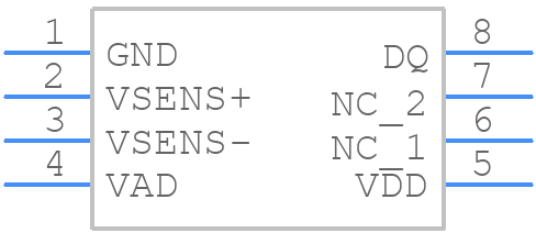 DS2438Z - Analog Devices - PCB symbol