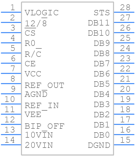 AD1674JRZ - Analog Devices - PCB symbol