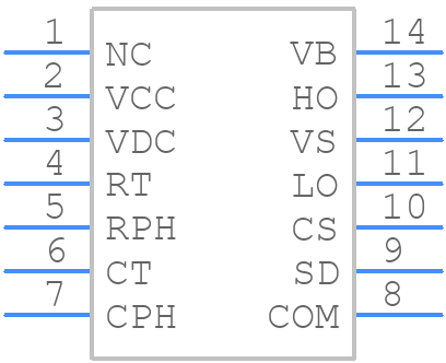 IR2156PBF - Infineon - PCB symbol