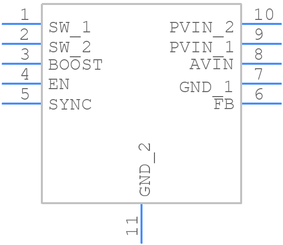 LM27342QMY/NOPB - Texas Instruments - PCB symbol