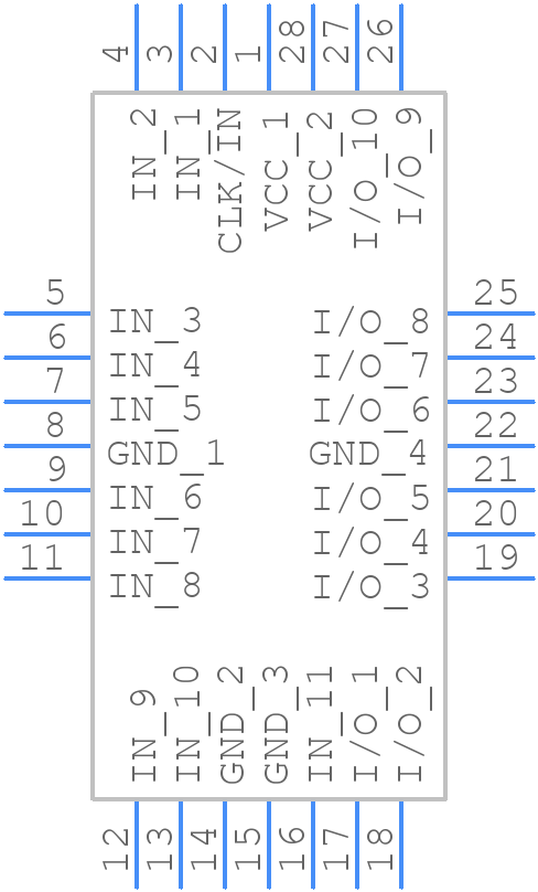 ATF750C-10JU - Microchip - PCB symbol
