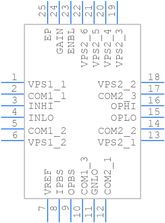 ADL5330ACPZ-R2 - Analog Devices - PCB symbol