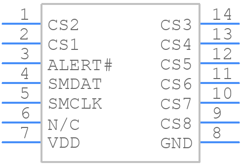CAP1208-1-SL - Microchip - PCB symbol