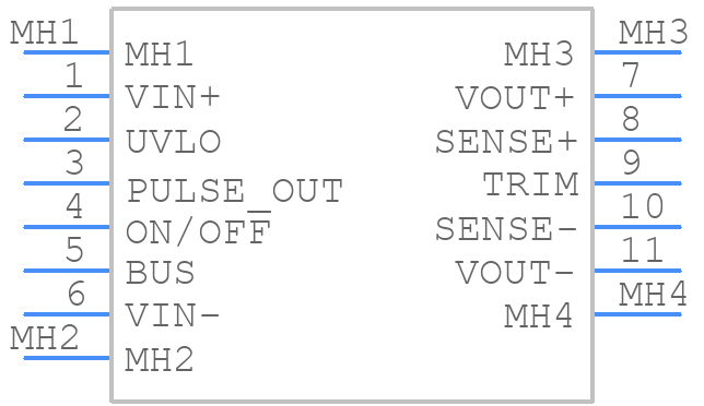 H80SV24008PRFS - Delta Electronics - PCB symbol