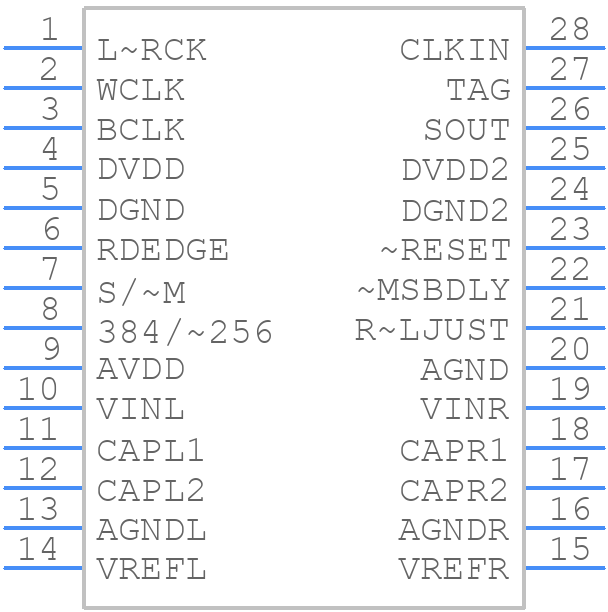 AD1877JRZ-RL - Analog Devices - PCB symbol