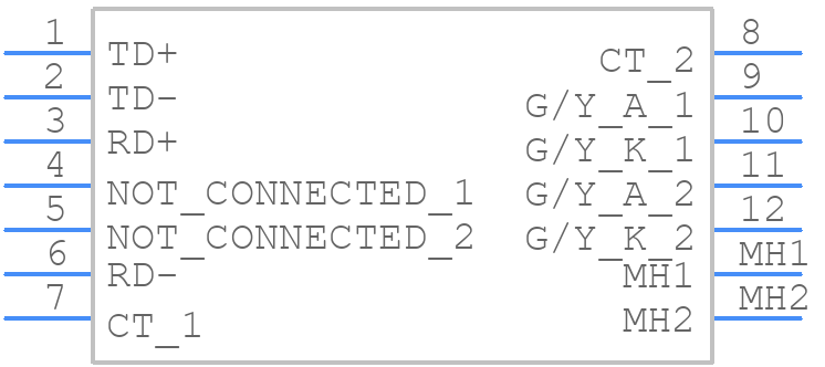 J00-0051NL - Yageo Group - PCB symbol