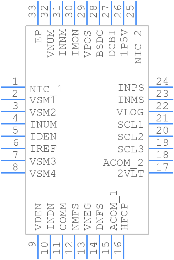 ADL5304ACPZ-R7 - Analog Devices - PCB symbol