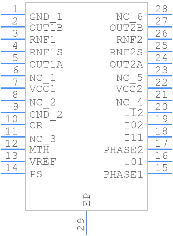 BD68720EFV-E2 - ROHM Semiconductor - PCB symbol