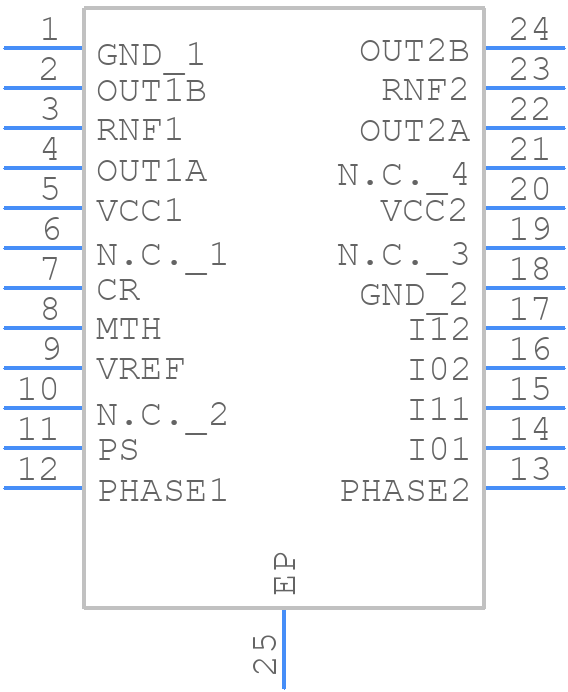 BD68620EFV-E2 - ROHM Semiconductor - PCB symbol