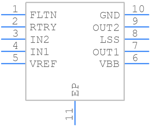 A4952ELYTR-T - Allegro Microsystems - PCB symbol