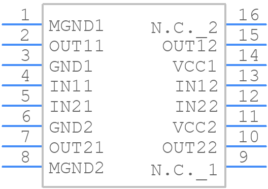 BA6845FS-E2 - ROHM Semiconductor - PCB symbol