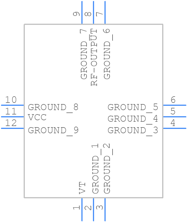 CVCO33CL-0125-0200 - Crystek - PCB symbol