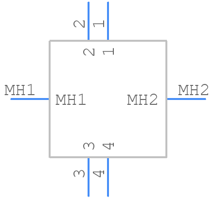61400413321 - Würth Elektronik - PCB symbol