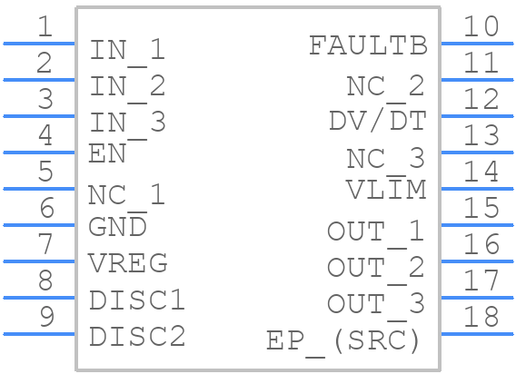 DPS1035FIA-13 - Diodes Incorporated - PCB symbol