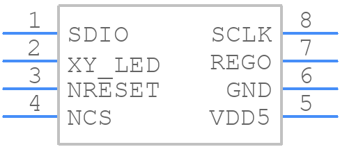 ADNS-5020-EN - Avago Technologies - PCB symbol