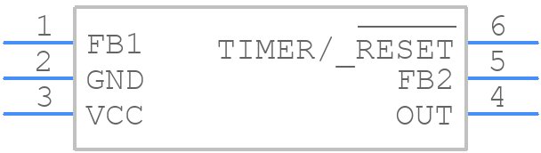 LTC1696HS6#TRMPBF - Analog Devices - PCB symbol