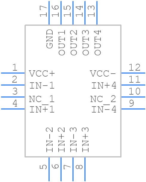 LM2901Q4T - STMicroelectronics - PCB symbol