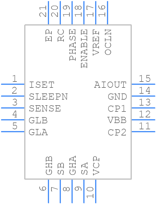 A5957GESTR-T - Allegro Microsystems - PCB symbol