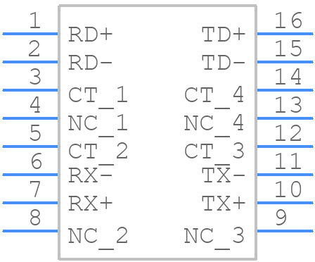 HX1148NL - Yageo Group - PCB symbol