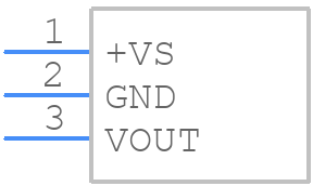 LM35DT - Texas Instruments - PCB symbol