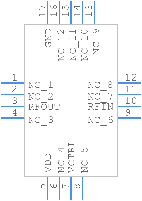 HMC973ALP3E - Analog Devices - PCB symbol