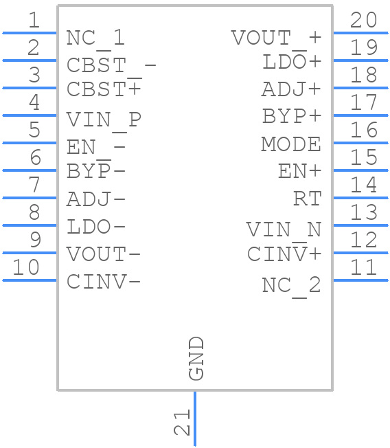 LTC3265IFE#PBF - Analog Devices - PCB symbol