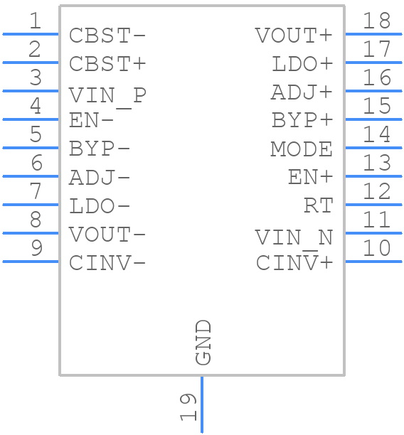 LTC3265EDHC#TRPBF - Analog Devices - PCB symbol