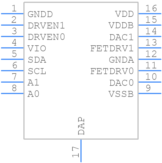 LMP92066PWPR - Texas Instruments - PCB symbol