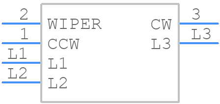 RS6011Y19004 - ALPS Electric - PCB symbol