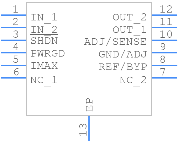 LT3065IMSE#PBF - Analog Devices - PCB symbol