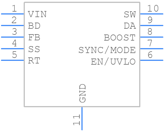 LT3686AIDD#PBF - Analog Devices - PCB symbol