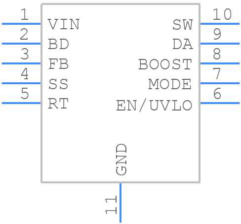 LT3686IDD#TRPBF - Analog Devices - PCB symbol
