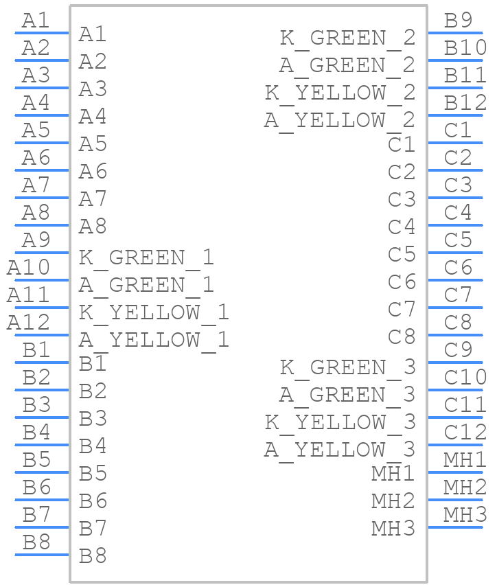 RJHSE-5381-03 - Amphenol - PCB symbol