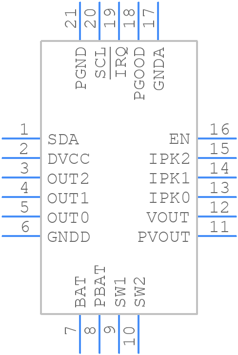 LTC3335IUDC#TRPBF - Analog Devices - PCB symbol