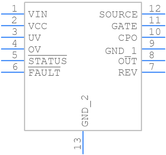 LTC4352HDD#PBF - Analog Devices - PCB symbol