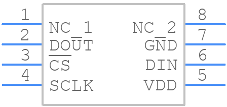 AD7814ARM-REEL7 - Analog Devices - PCB symbol