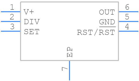 LTC6995CDCB-1#TRMPBF - Analog Devices - PCB symbol